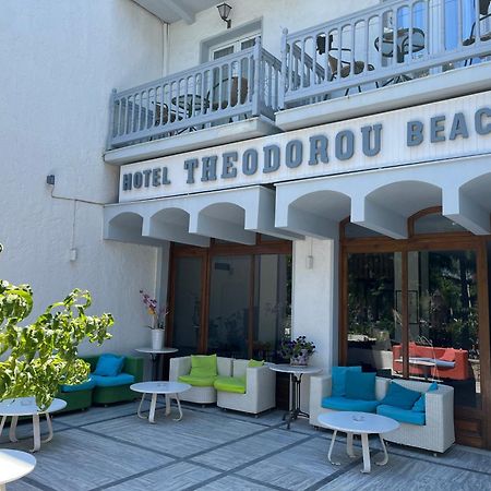 Theodorou Beach Hotel Apartments Псалиди Екстериор снимка